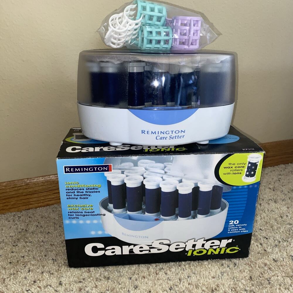 Hair Curls CaresSetter Ionic 20 soft rollers 3 sizes New in Box